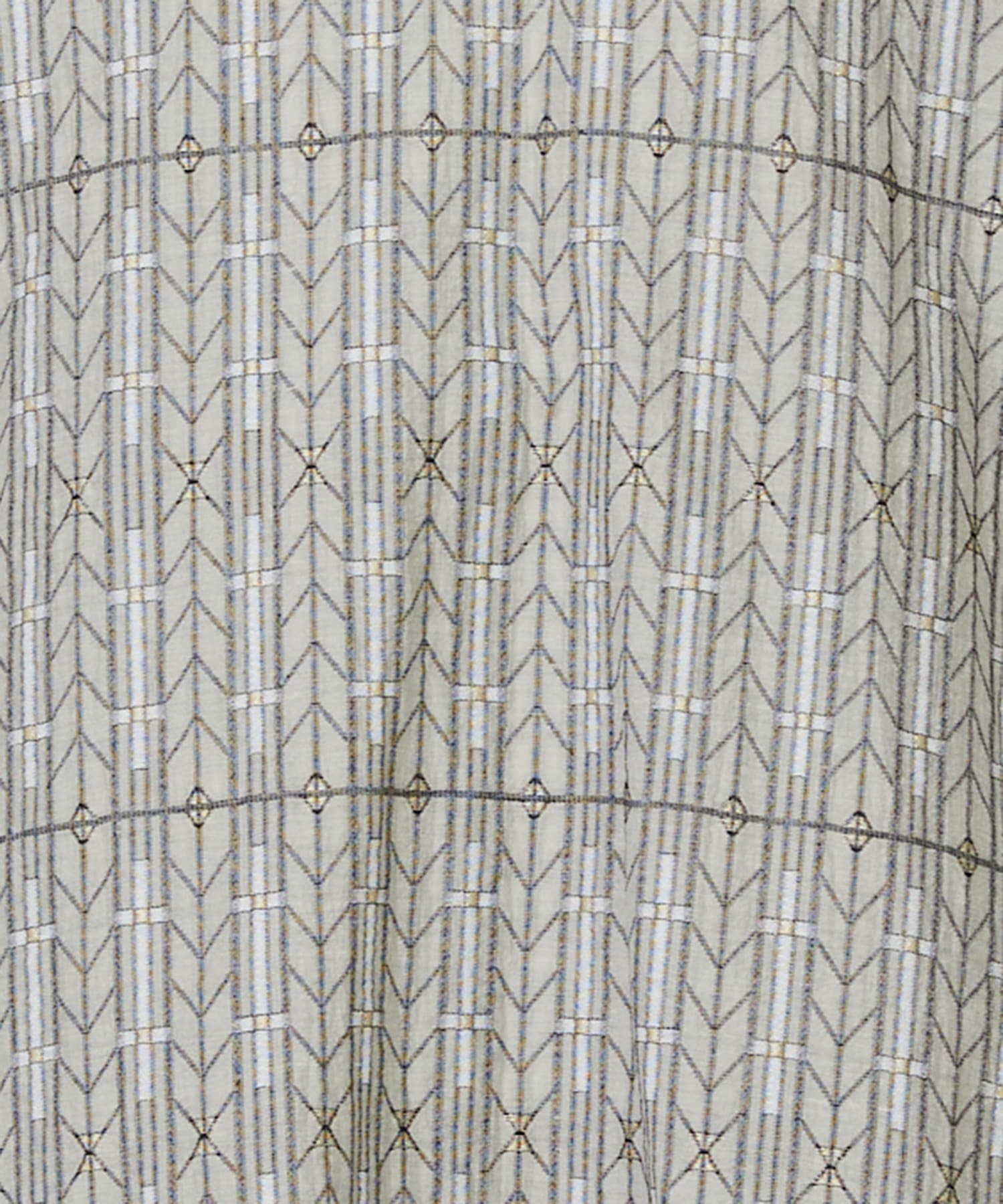 【LOISIR】オリジナルジャカードブラウス 詳細画像 ブラウン系その他 9