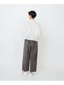 【LOISIR】【少量生産】ガーゼエンブロイダリーカシュクールブラウス 詳細画像 オフホワイト 14