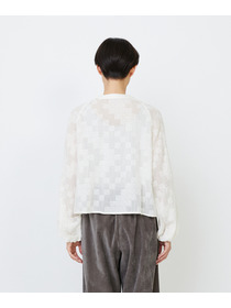 【LOISIR】【少量生産】ガーゼエンブロイダリーカシュクールブラウス 詳細画像 オフホワイト 17