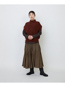 【LOISIR】グランジリネンミニカラーシャツ 詳細画像 ブラウン 1