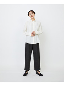 【LOISIR】グランジリネンミニカラーシャツ 詳細画像 ブラウン 11