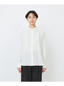 【LOISIR】グランジリネンミニカラーシャツ 詳細画像 ブラウン 13