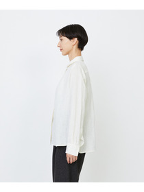 【LOISIR】グランジリネンミニカラーシャツ 詳細画像 ブラウン 14