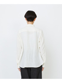 【LOISIR】グランジリネンミニカラーシャツ 詳細画像 ブラウン 15