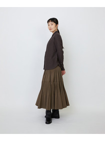 【LOISIR】グランジリネンミニカラーシャツ 詳細画像 ブラウン 4