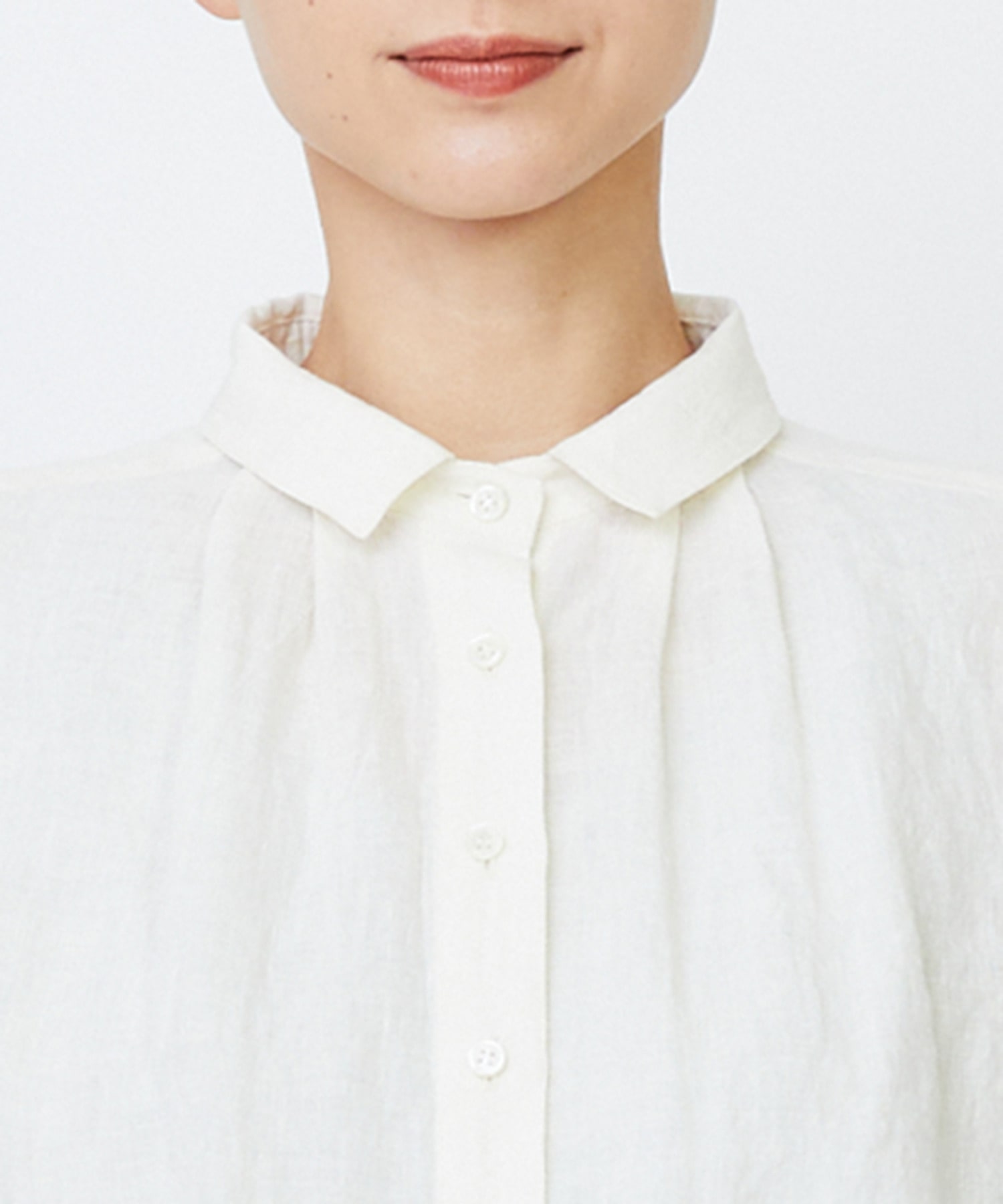 【LOISIR】グランジリネンミニカラーシャツ 詳細画像 ブラウン 16