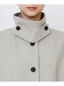 【LOISIR】｜2BUY10%OFF・3BUY20%OFF｜グランジコットンポプリンステンカラーコート 詳細画像 ベージュ 13