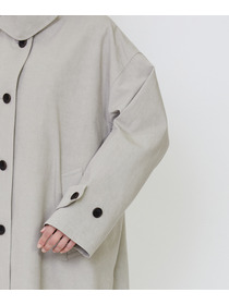 【LOISIR】｜2BUY10%OFF・3BUY20%OFF｜グランジコットンポプリンステンカラーコート 詳細画像 ベージュ 16