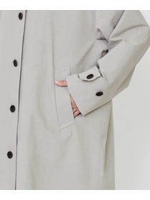 【LOISIR】｜2BUY10%OFF・3BUY20%OFF｜グランジコットンポプリンステンカラーコート 詳細画像 ベージュ 17