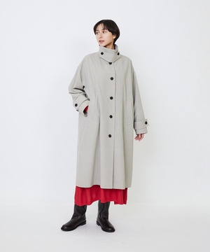 【LOISIR】｜2BUY10%OFF・3BUY20%OFF｜グランジコットンポプリンステンカラーコート 詳細画像 ベージュ 1