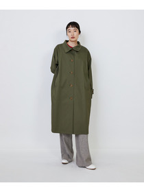 【LOISIR】｜2BUY10%OFF・3BUY20%OFF｜コットンナイロンストレッチツイルステンカラーコート 詳細画像 ブラック 15