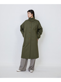 【LOISIR】｜2BUY10%OFF・3BUY20%OFF｜コットンナイロンストレッチツイルステンカラーコート 詳細画像 ブラック 17