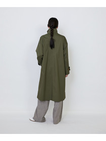 【LOISIR】｜2BUY10%OFF・3BUY20%OFF｜コットンナイロンストレッチツイルステンカラーコート 詳細画像 ブラック 19