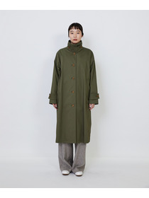 【LOISIR】｜2BUY10%OFF・3BUY20%OFF｜コットンナイロンストレッチツイルステンカラーコート 詳細画像 ブラック 20