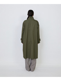 【LOISIR】｜2BUY10%OFF・3BUY20%OFF｜コットンナイロンストレッチツイルステンカラーコート 詳細画像 ブラック 22