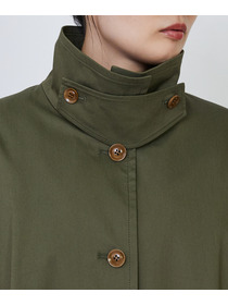 【LOISIR】｜2BUY10%OFF・3BUY20%OFF｜コットンナイロンストレッチツイルステンカラーコート 詳細画像 ブラック 23