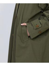 【LOISIR】｜2BUY10%OFF・3BUY20%OFF｜コットンナイロンストレッチツイルステンカラーコート 詳細画像 ブラック 27