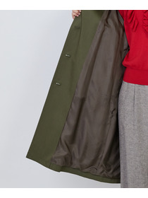 【LOISIR】｜2BUY10%OFF・3BUY20%OFF｜コットンナイロンストレッチツイルステンカラーコート 詳細画像 ブラック 28