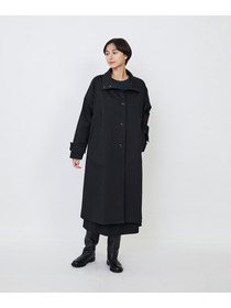 【LOISIR】｜2BUY10%OFF・3BUY20%OFF｜コットンナイロンストレッチツイルステンカラーコート 詳細画像 ブラック 3