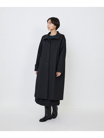 【LOISIR】｜2BUY10%OFF・3BUY20%OFF｜コットンナイロンストレッチツイルステンカラーコート 詳細画像 ブラック 4