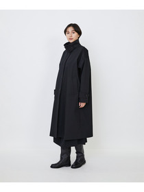 【LOISIR】｜2BUY10%OFF・3BUY20%OFF｜コットンナイロンストレッチツイルステンカラーコート 詳細画像 ブラック 7