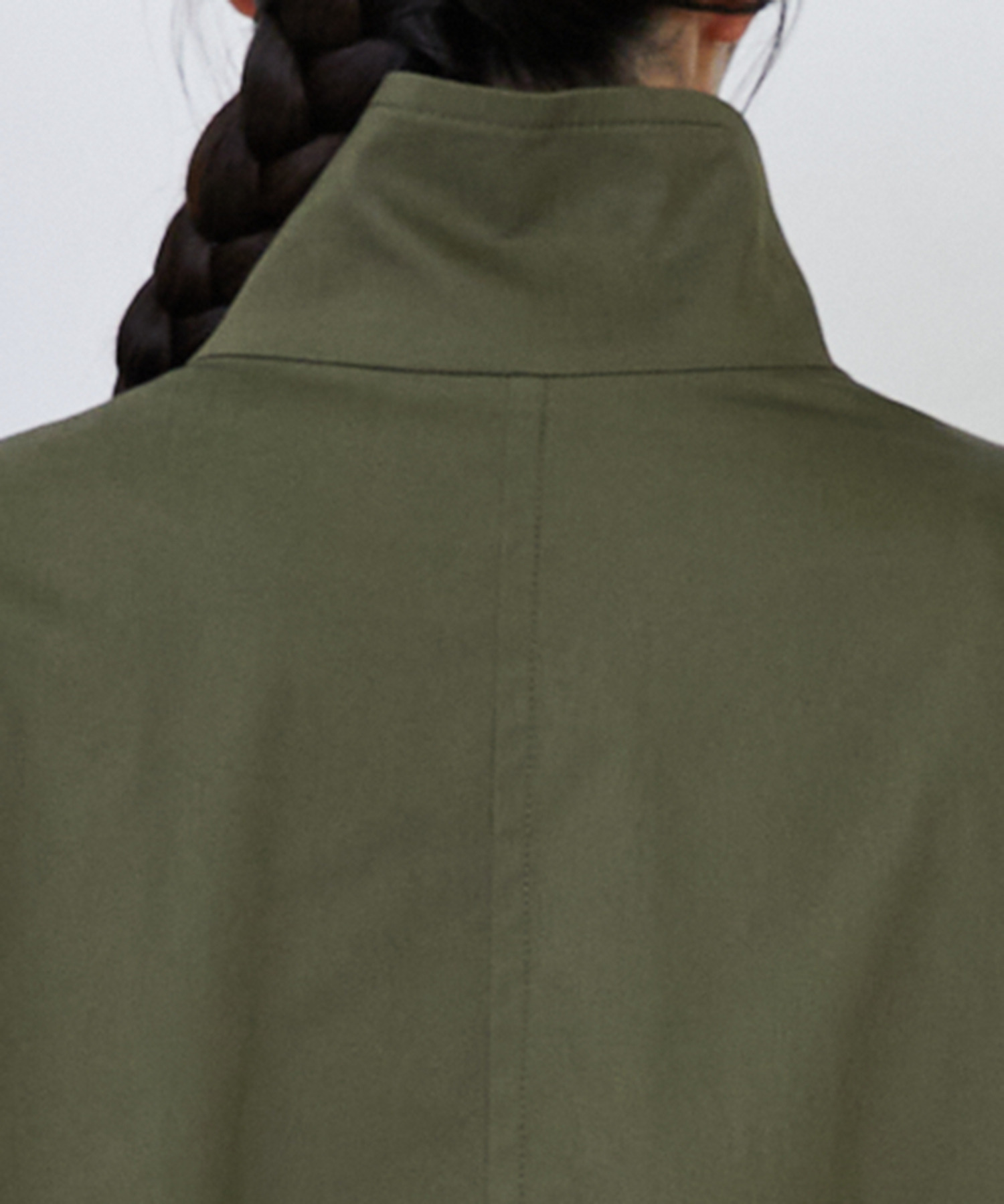 【LOISIR】｜2BUY10%OFF・3BUY20%OFF｜コットンナイロンストレッチツイルステンカラーコート 詳細画像 ブラック 25