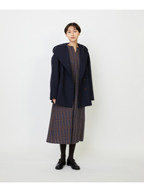 【LOISIR】｜2BUY10%OFF・3BUY20%OFF｜【11月ベストセラーブランド内3位】フーディショートコート 詳細画像 チェック 10