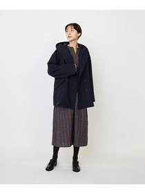 【LOISIR】｜2BUY10%OFF・3BUY20%OFF｜【11月ベストセラーブランド内3位】フーディショートコート 詳細画像 チェック 11