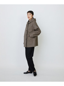 【LOISIR】｜2BUY10%OFF・3BUY20%OFF｜【11月ベストセラーブランド内3位】フーディショートコート 詳細画像 チェック 4