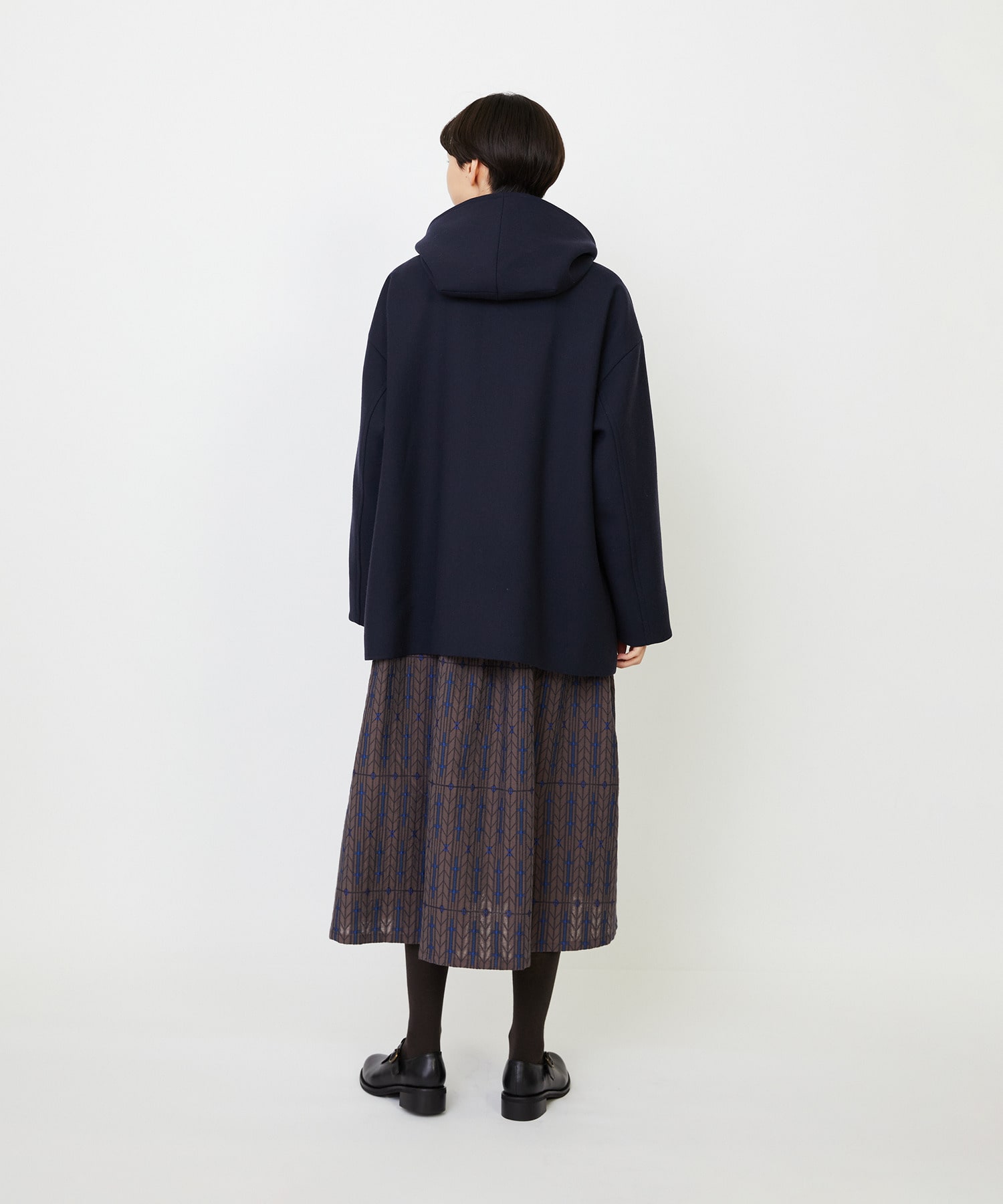 【LOISIR】｜2BUY10%OFF・3BUY20%OFF｜【11月ベストセラーブランド内3位】フーディショートコート 詳細画像 チェック 15