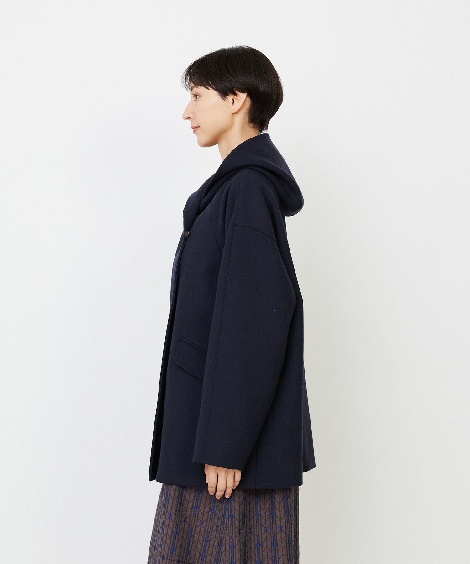 【LOISIR】｜2BUY10%OFF・3BUY20%OFF｜【11月ベストセラーブランド内3位】フーディショートコート 詳細画像 チェック 17