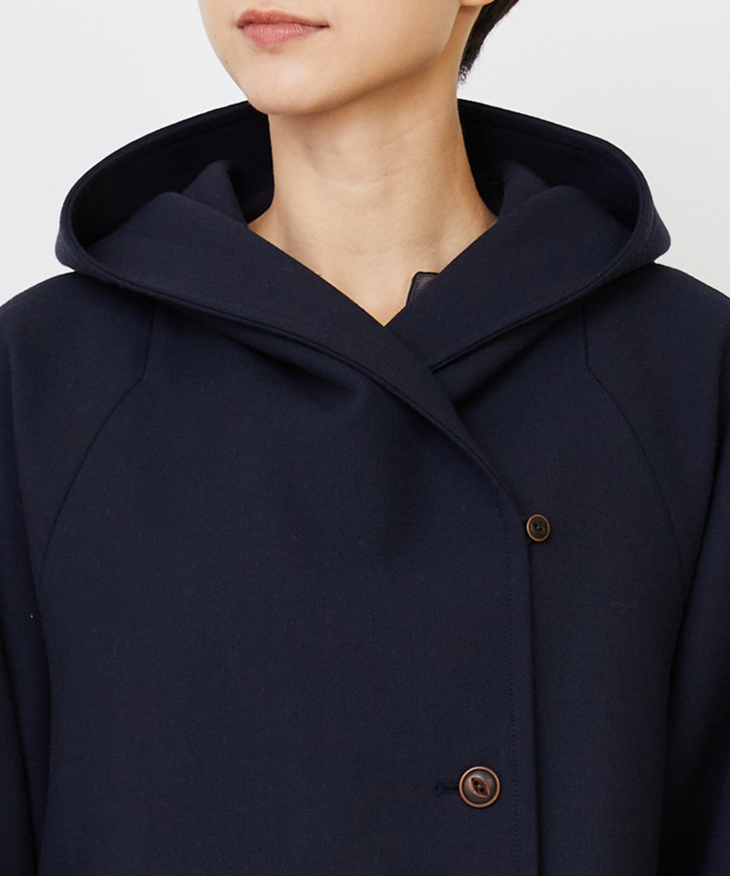 【LOISIR】｜2BUY10%OFF・3BUY20%OFF｜【11月ベストセラーブランド内3位】フーディショートコート 詳細画像 チェック 19