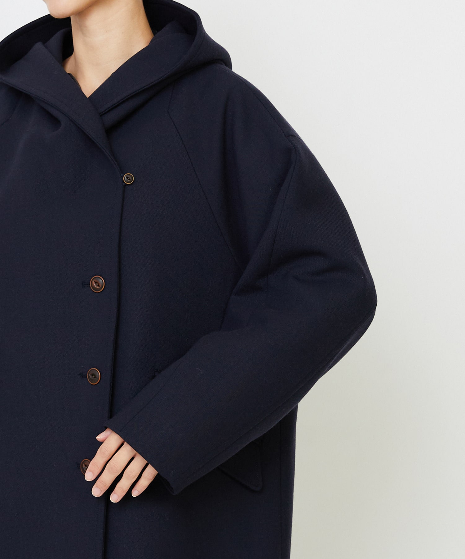 【LOISIR】｜2BUY10%OFF・3BUY20%OFF｜【11月ベストセラーブランド内3位】フーディショートコート 詳細画像 チェック 21