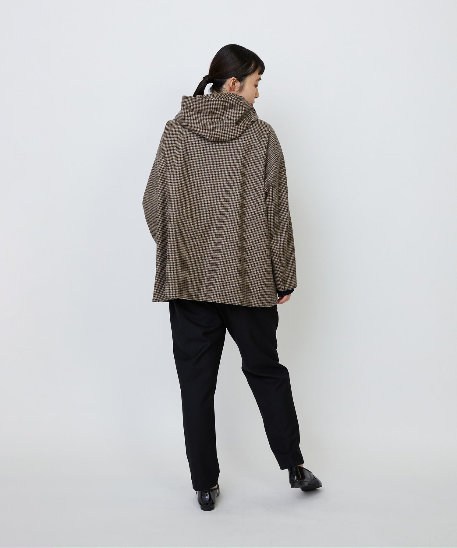 【LOISIR】｜2BUY10%OFF・3BUY20%OFF｜【11月ベストセラーブランド内3位】フーディショートコート 詳細画像 チェック 5