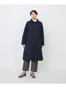 【LOISIR】｜2BUY10%OFF・3BUY20%OFF｜【11月ベストセラーブランド内1位】【11月お気に入り登録ブランド内1位】リサイクルダウンステンカラーコート 詳細画像 ネイビー 17