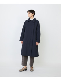 【LOISIR】｜2BUY10%OFF・3BUY20%OFF｜【11月ベストセラーブランド内1位】【11月お気に入り登録ブランド内1位】リサイクルダウンステンカラーコート 詳細画像 ネイビー 18