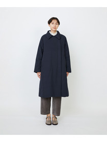 【LOISIR】｜2BUY10%OFF・3BUY20%OFF｜【11月ベストセラーブランド内1位】【11月お気に入り登録ブランド内1位】リサイクルダウンステンカラーコート 詳細画像 ネイビー 20