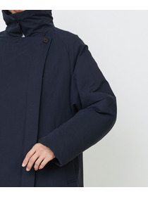 【LOISIR】｜2BUY10%OFF・3BUY20%OFF｜【11月ベストセラーブランド内1位】【11月お気に入り登録ブランド内1位】リサイクルダウンステンカラーコート 詳細画像 ネイビー 24