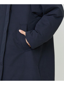 【LOISIR】｜2BUY10%OFF・3BUY20%OFF｜【11月ベストセラーブランド内1位】【11月お気に入り登録ブランド内1位】リサイクルダウンステンカラーコート 詳細画像 ネイビー 25