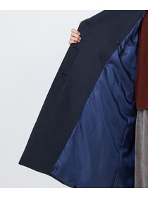 【LOISIR】｜2BUY10%OFF・3BUY20%OFF｜【11月ベストセラーブランド内1位】【11月お気に入り登録ブランド内1位】リサイクルダウンステンカラーコート 詳細画像 ネイビー 26