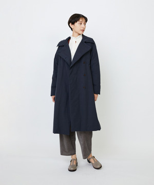 【LOISIR】｜2BUY10%OFF・3BUY20%OFF｜【11月ベストセラーブランド内1位】【11月お気に入り登録ブランド内1位】リサイクルダウンステンカラーコート 詳細画像 ネイビー 1