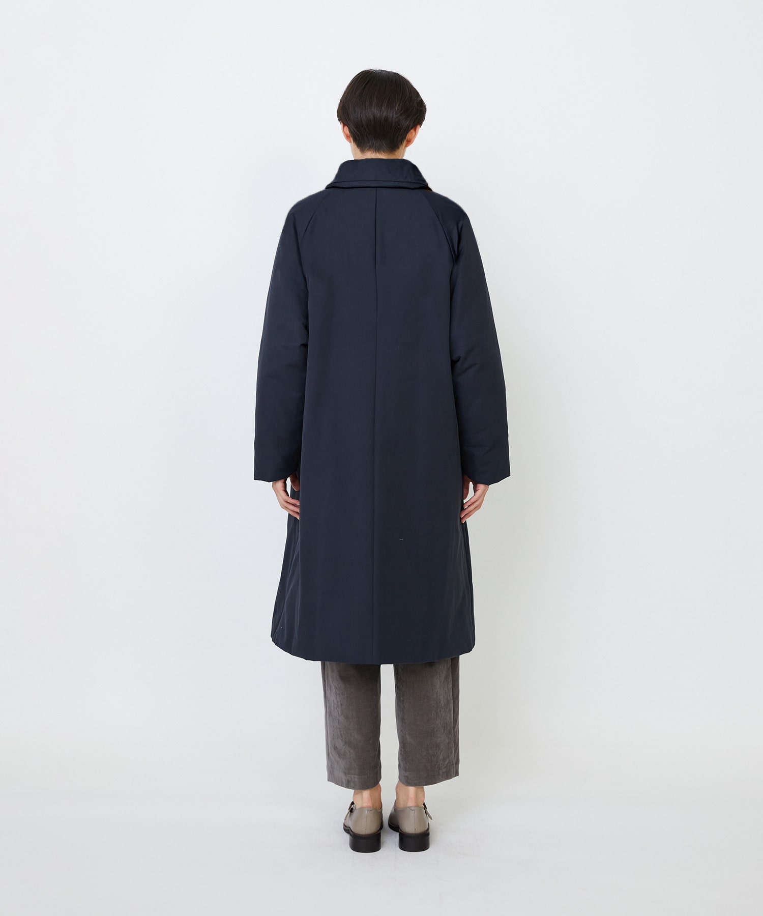 【LOISIR】｜2BUY10%OFF・3BUY20%OFF｜【11月ベストセラーブランド内1位】【11月お気に入り登録ブランド内1位】リサイクルダウンステンカラーコート 詳細画像 ネイビー 22