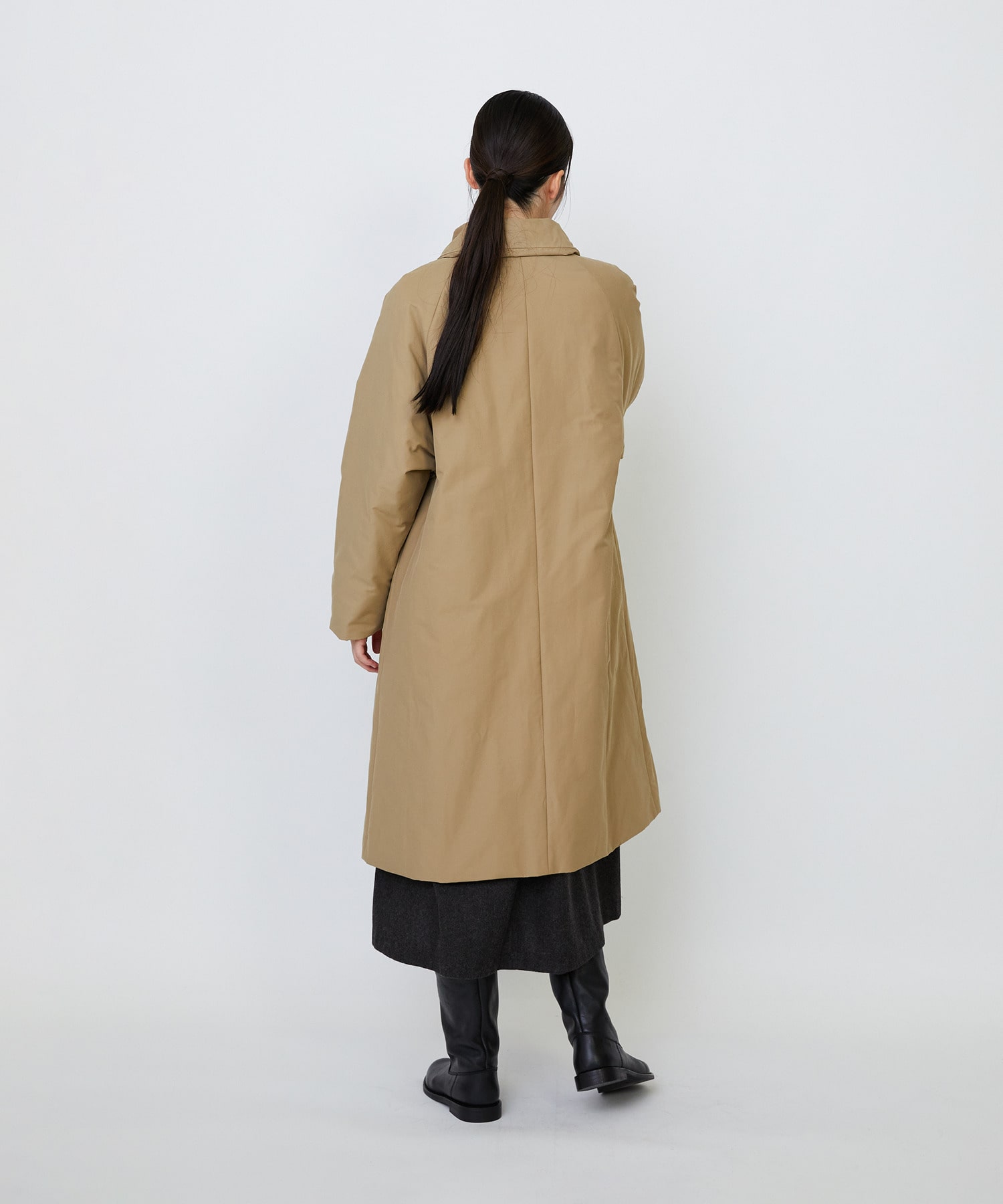 【LOISIR】｜2BUY10%OFF・3BUY20%OFF｜【11月ベストセラーブランド内1位】【11月お気に入り登録ブランド内1位】リサイクルダウンステンカラーコート 詳細画像 ネイビー 8