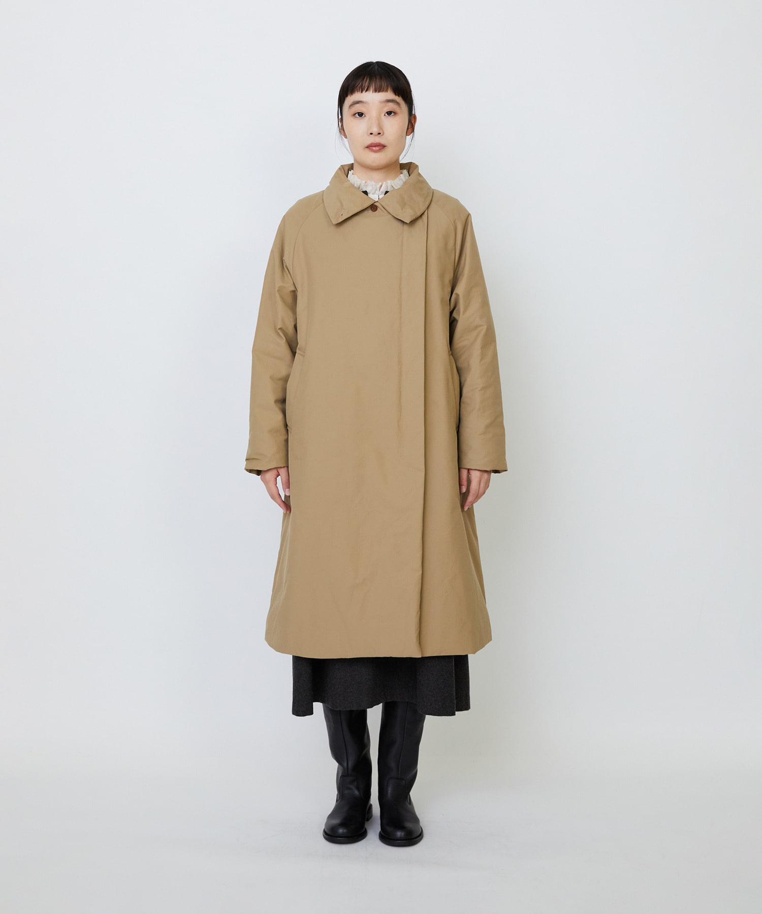 【LOISIR】｜2BUY10%OFF・3BUY20%OFF｜【11月ベストセラーブランド内1位】【11月お気に入り登録ブランド内1位】リサイクルダウンステンカラーコート 詳細画像 ネイビー 9