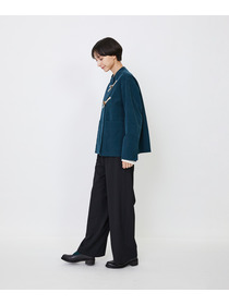 【LOISIR】｜2BUY10%OFF・3BUY20%OFF｜コットン細コールジャケット 詳細画像 グリーン 13