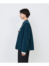 【LOISIR】｜2BUY10%OFF・3BUY20%OFF｜コットン細コールジャケット 詳細画像 グリーン 16