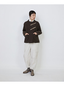 【LOISIR】｜2BUY10%OFF・3BUY20%OFF｜コットン細コールジャケット 詳細画像 グリーン 21