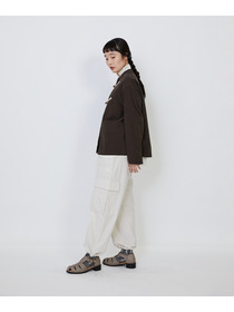 【LOISIR】｜2BUY10%OFF・3BUY20%OFF｜コットン細コールジャケット 詳細画像 グリーン 22