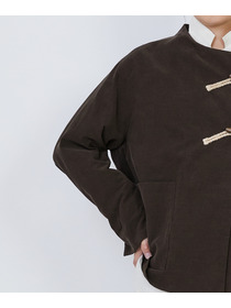 【LOISIR】｜2BUY10%OFF・3BUY20%OFF｜コットン細コールジャケット 詳細画像 グリーン 29