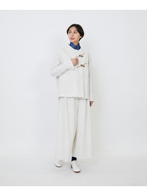 【LOISIR】｜2BUY10%OFF・3BUY20%OFF｜コットン細コールジャケット 詳細画像 グリーン 3